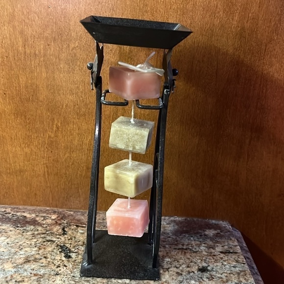 Antique Cat Tower with a 1.5” X 1” Candle on a rope. - Picture 5 of 9